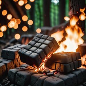 Bezpieczne usuwanie popiołu po rozpalaniu brykietu