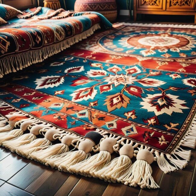 Bohemian dywan do sypialni