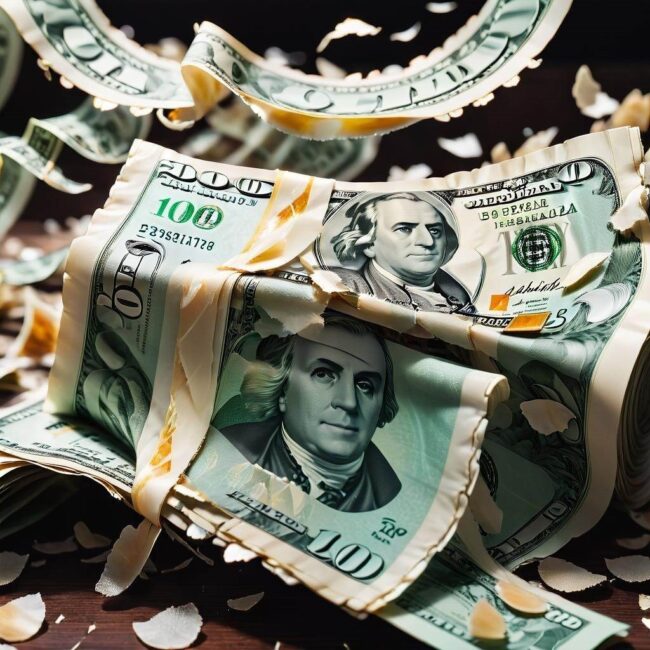 Jak odzyskać pieniądze z podartego banknotu