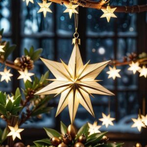 Jak ozdobić dużą gwiazdę betlejemską