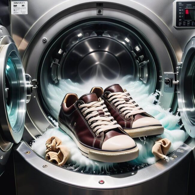 Jak prać białe buty w pralce