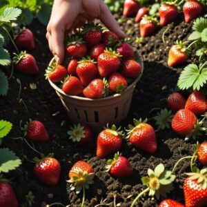 Jakie warunki zapewnia ściółka dla truskawek