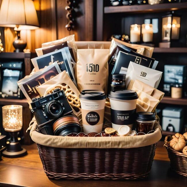 Klasyczne prezenty do kosza upominkowego