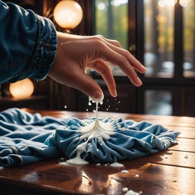 Klej kropelkowy na ubraniu – co zrobić