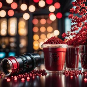 Kolorowe eksperymenty czerwony w wyniku mieszania