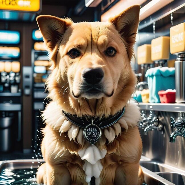 Koszt korzystania z myjni dla czworonogów