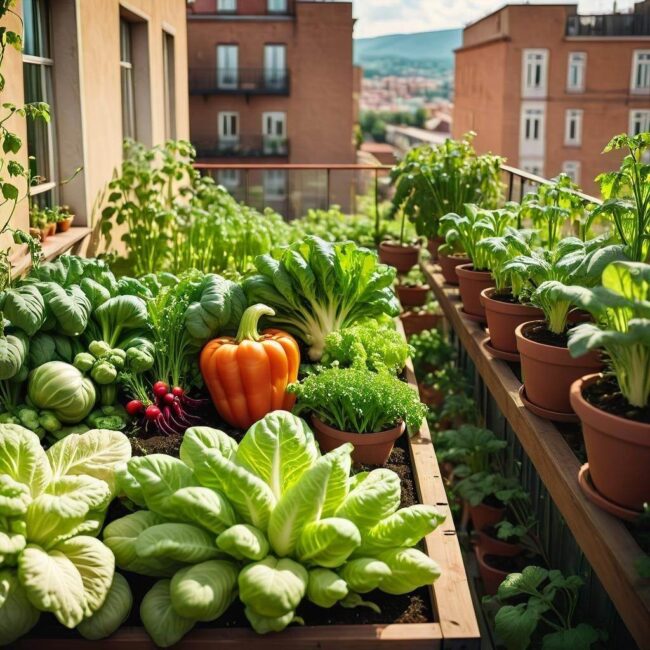 Ochrona roślin w balkonowym ogródku warzywnym