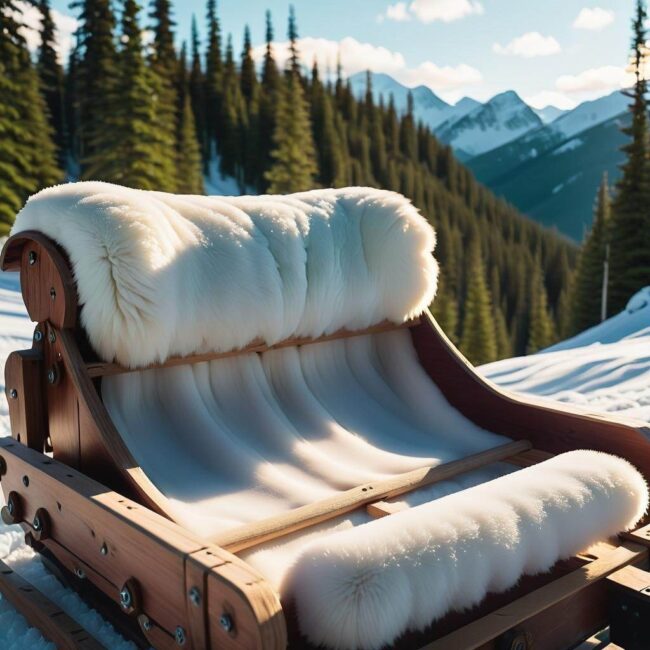 Oparcie do sanek z palety drewnianej