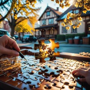 Oprawianie puzzli samodzielnie