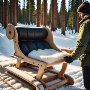 Pomysły na stabilne oparcie saneczek