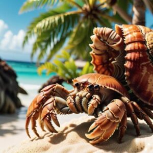 Porównanie kraba pustelnika z Karaibów do innych gatunków