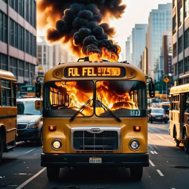 Porównanie spalania różnych typów autobusów