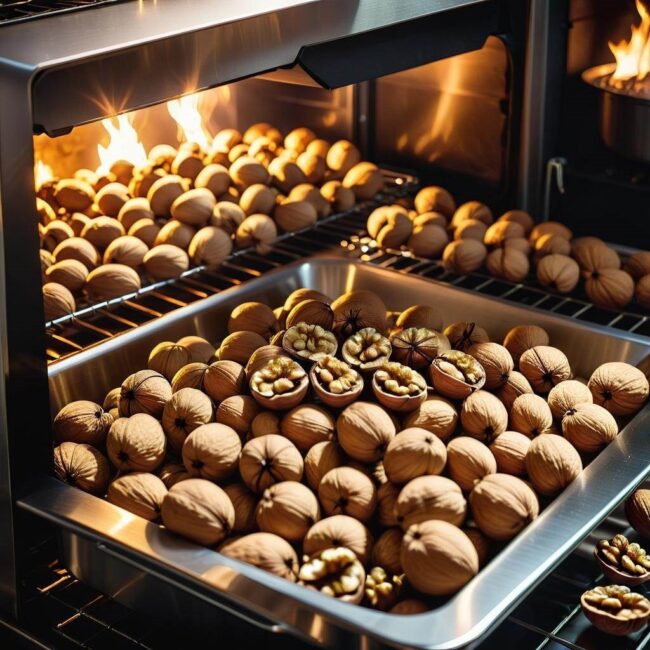 Prażone orzechy włoskie w diecie zdrowego odżywiania