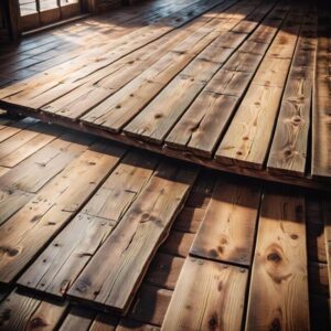 Przywracanie blasku starej deski poprzez układanie paneli