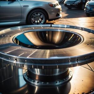 Recykling felg do mebli w stylu vintage