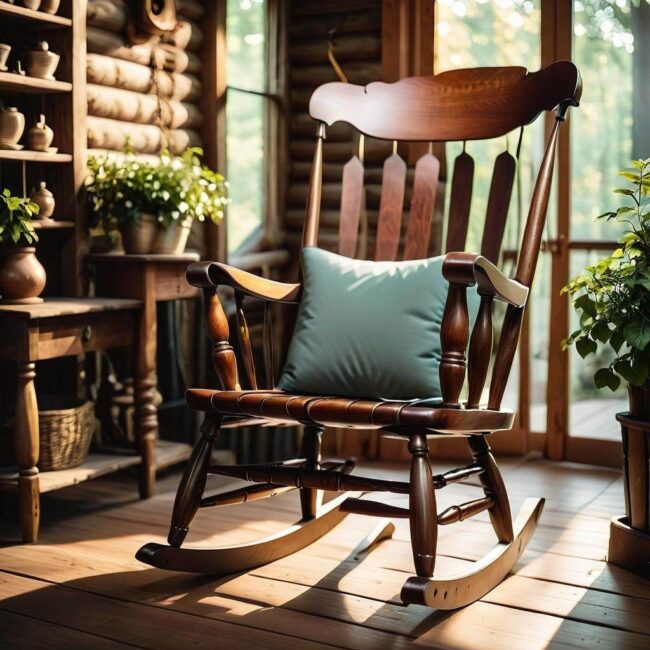 Restauracja stylowych foteli bujanych