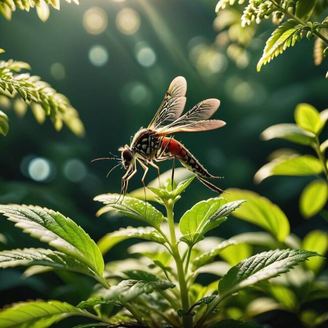 Rośliny do sypialni odstraszające owady nocą