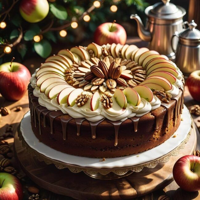 Siostra Anastazja ciasto orzechowo jabłkowe