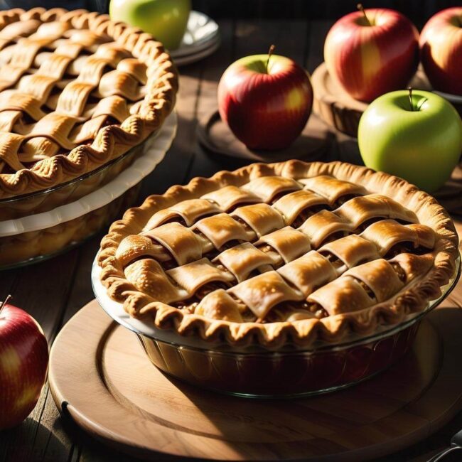 Składniki jabłecznika i szarlotki