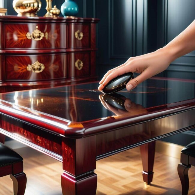 Sklepowe produkty do usuwania rys z mebli lakierowanych