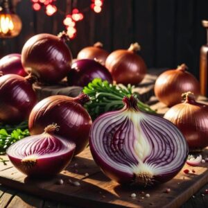 Smażenie czerwonej cebuli czy traci wartości odżywcze