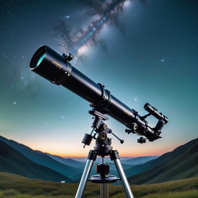 Teleskop dla dzieci z funkcją edukacyjną