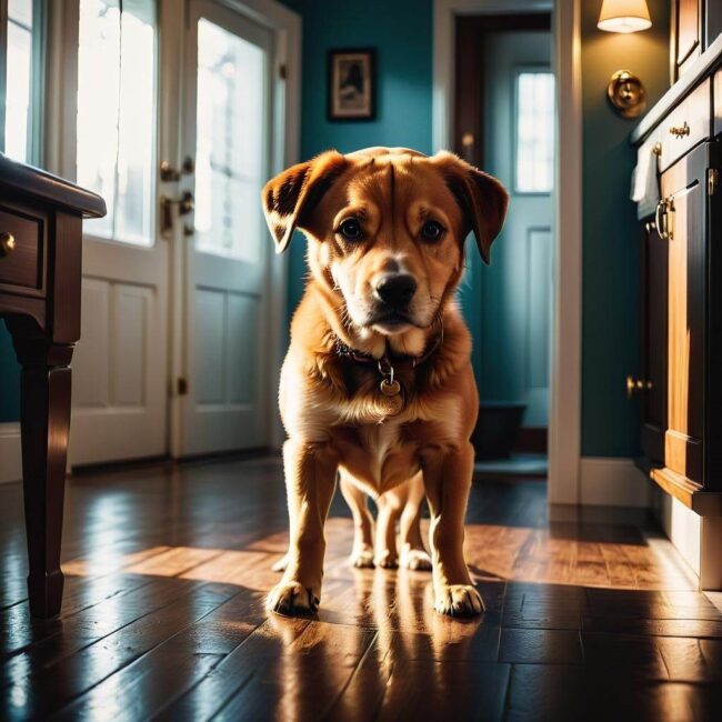 Trening oddzielania psa od obszarów domowych