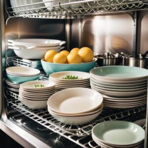 Zapach zmywarki na naczyniach