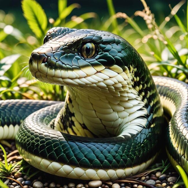 Zaskrońce co jedzą w naturze