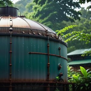 Zbiornik na deszczówkę z polietylenu