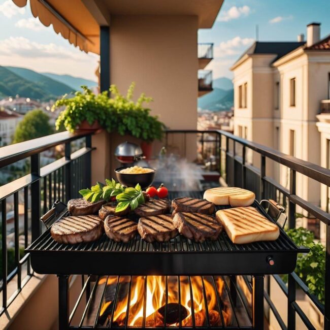 Zgoda wspólnoty na grillowanie na balkonie